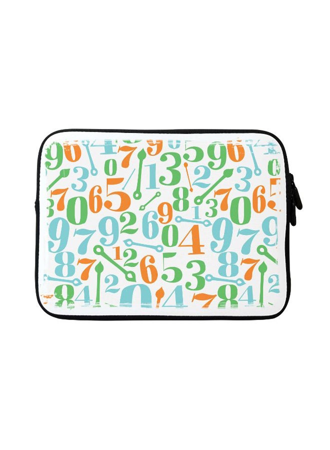Stylizedd Clockwork Counting Designer Sleeve With Strap For Apple MacBook Multicolour - Image 1