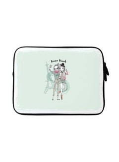 Forever Friends Designer Sleeve With Strap For Apple MacBook Green