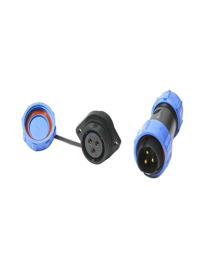 Generic Aviation Connector Plug And Socket Blue 0.026kg 