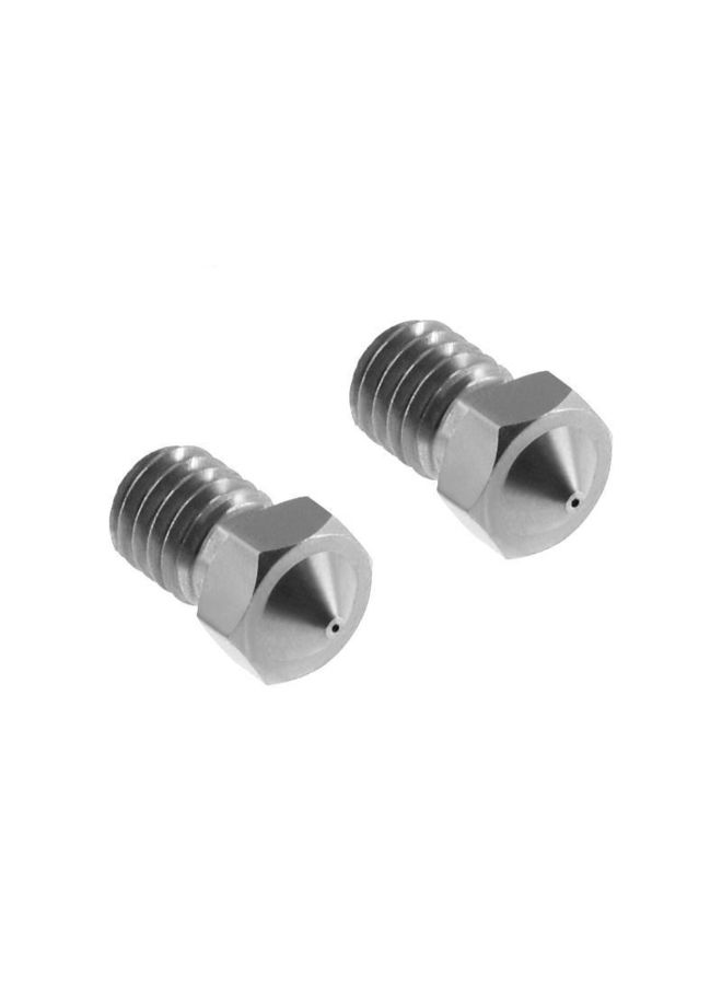 Generic 10-Piece Nozzles For 3D Printer Part Silver 0.02kg  - Image 3