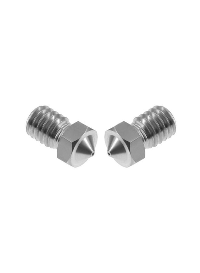 Generic 10-Piece Nozzles For 3D Printer Part Silver 0.02kg  - Image 4