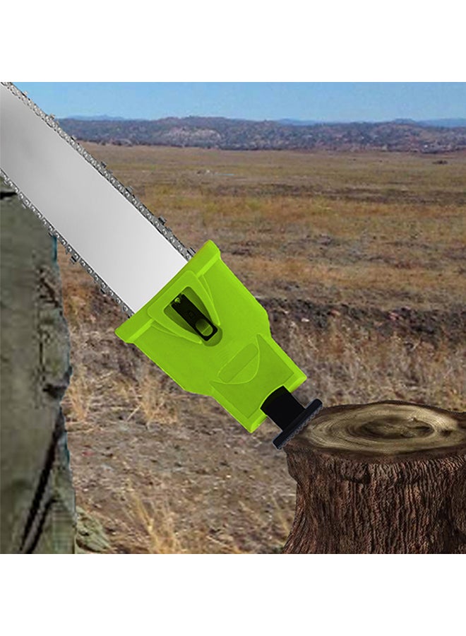 Professional Saw Chain Sharpening Tool Green 0.32kg - Image 2