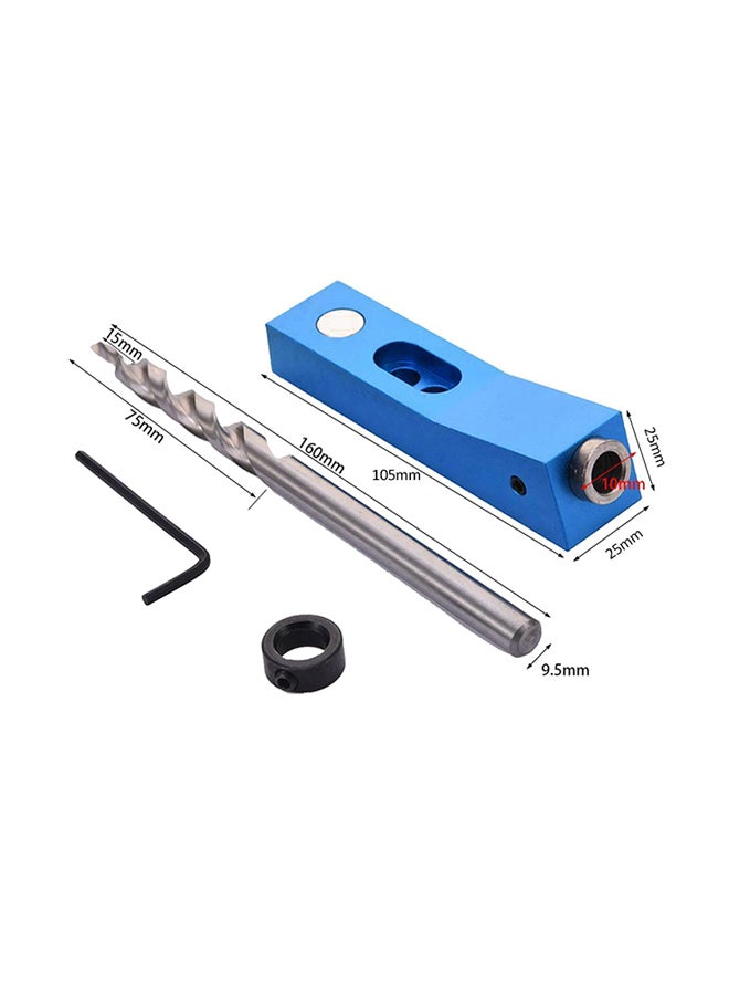 Mini Magnetic Pocket Hole Jig Set Blue 0.205kg  - Image 2