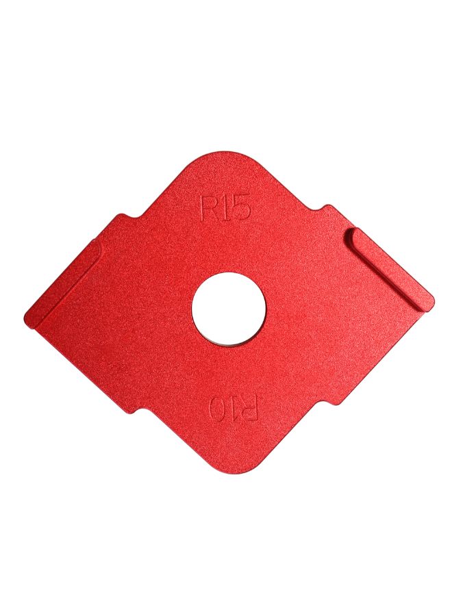 2-Piece Half Round Corner Radius Quick Jig Red 0.27kg  - Image 4