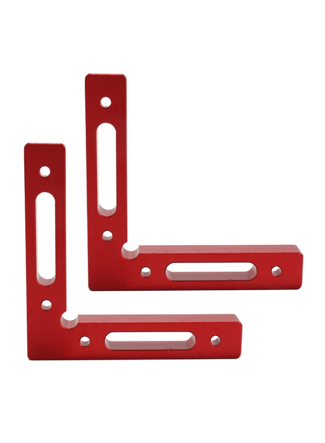 Generic 2-Piece Precisio n 90° Right Angle Positioning Block Jig Red 0.31kg  - Image 1