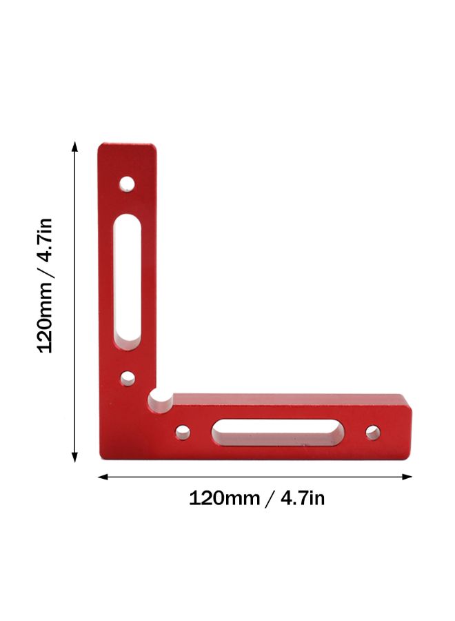 Generic 2-Piece Precisio n 90° Right Angle Positioning Block Jig Red 0.31kg  - Image 5