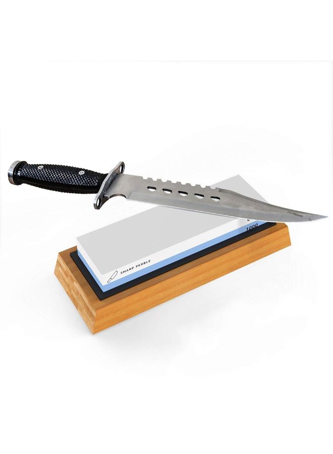 1000/6000 Grit Premium Whetstone Cut Sharpening Stone Set Multicolour 0.953kg  - Image 3
