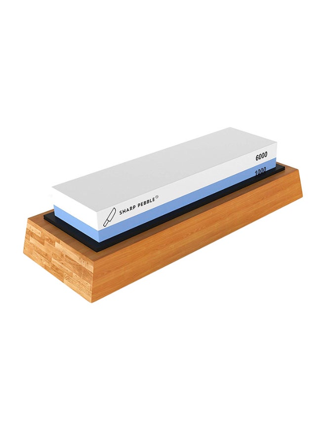 1000/6000 Grit Premium Whetstone Cut Sharpening Stone Set Multicolour 0.953kg  - Image 1