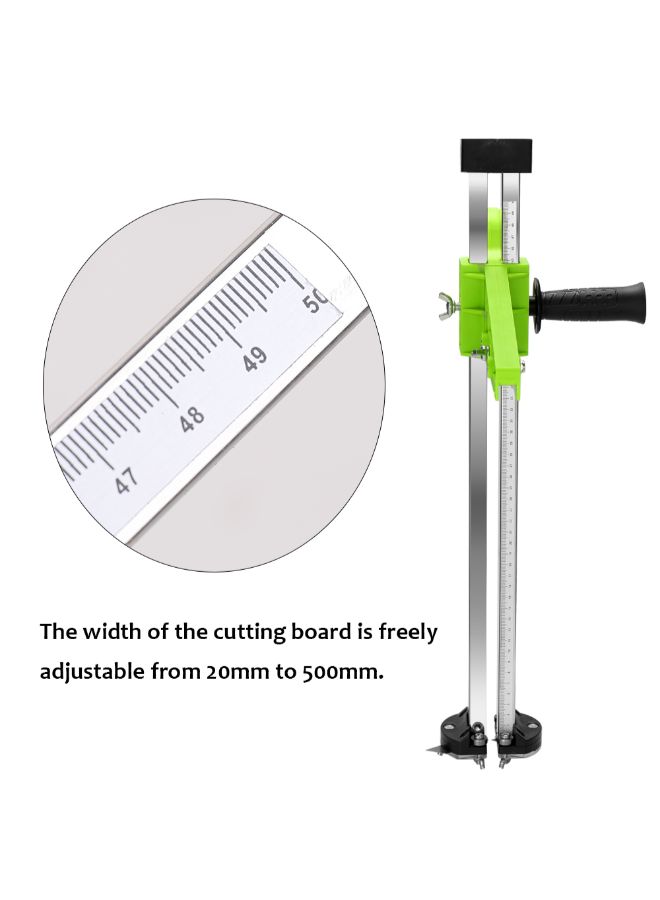Portable Gypsum Board Cutter With Double Blade Green/Grey 1.49kg - Image 3
