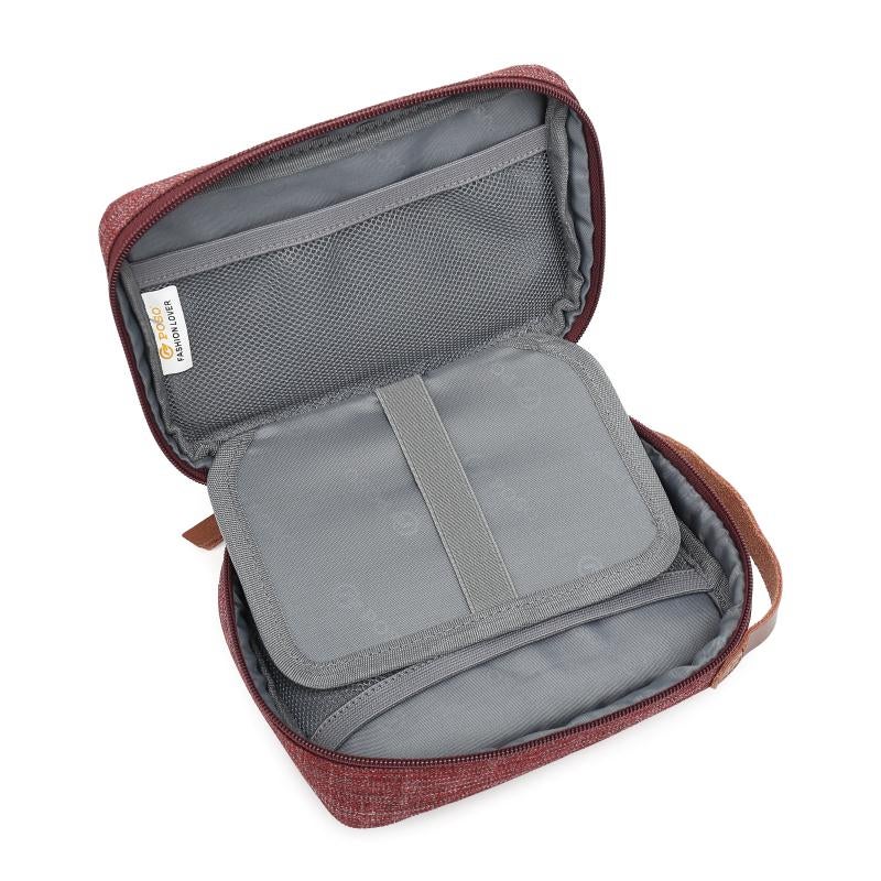 بوزو حقيبة مقاومة للماء مع USB للشحن أحمر - Image 3