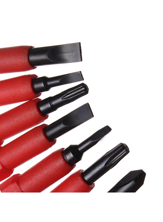 8-Piece Multi-Purpose Insulated Screwdriver Hand Tools Kit Red 0.424kg  - Image 4