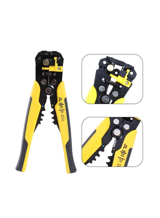 5-In-1 Multifunctional Automatic Wire Cable Stripper Yellow