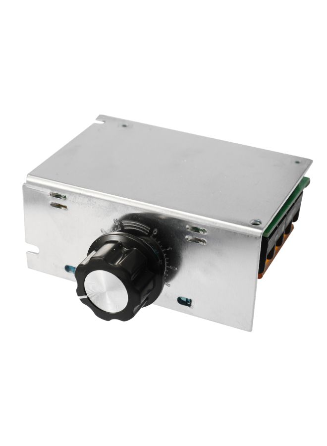 ثرموستات للتحكم في سرعة تنظيم الفولتية مزود بمقوم تحكم سيليكوني مع حافظة حماية للسلامة فضي - Image 5