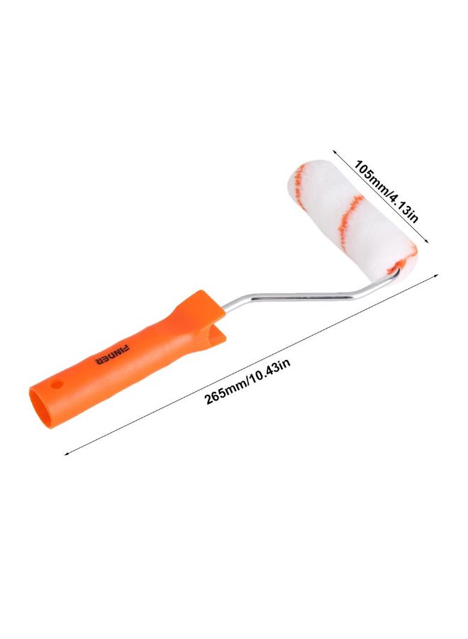 10-Piece Home Decoration Wall Paint Roller Orange 4inch Orange 4inch  - Image 3