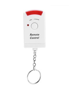 Generic PIR Infrared Motion Detector Alarm Unit With 2 Remote Controller White  - Image 2