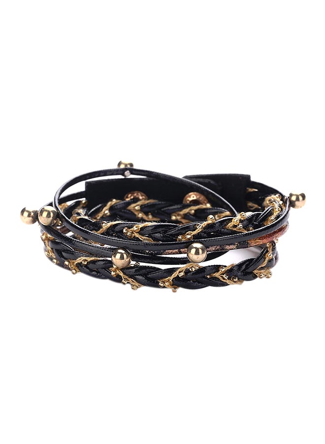 Sharpdo Beads Braided Pattern Multilayer Bracelet