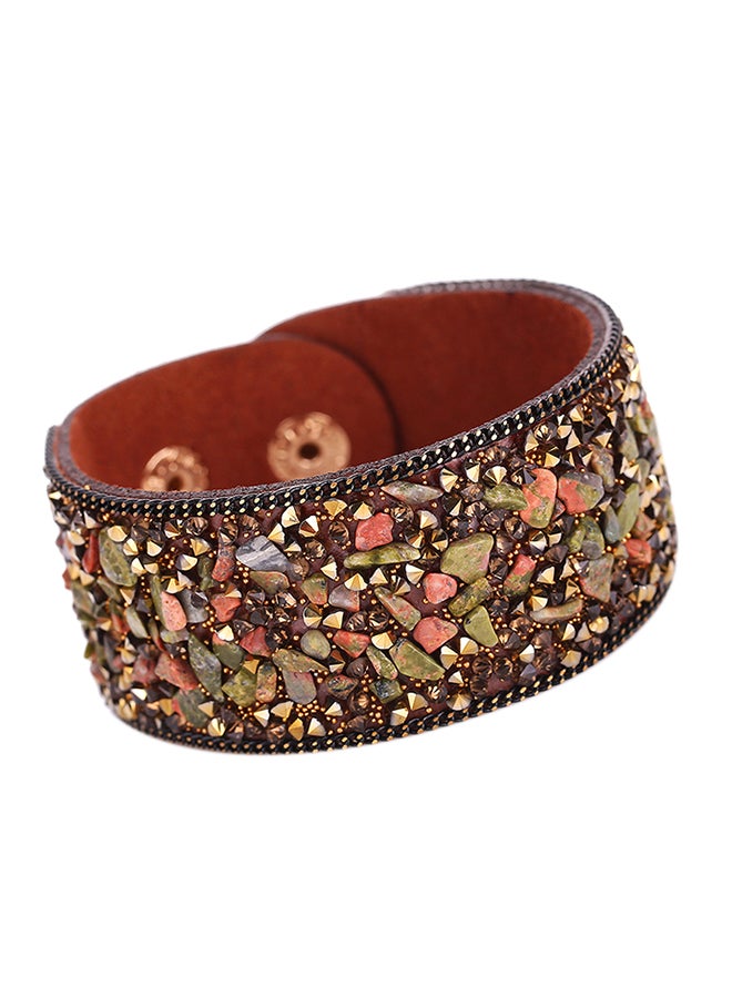 شاربدو سوار ملتف بتصميم مرصع بالأحجار