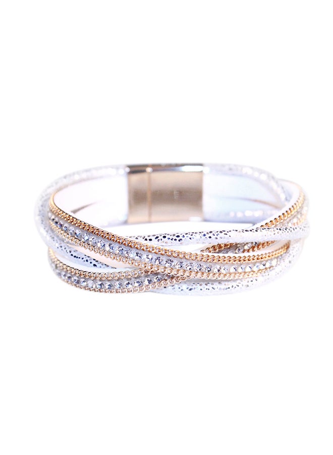 شاربدو سوار بتصميم مضفر مزود بإبزيم مغناطيسي