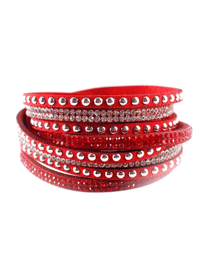 Crystal Stud Multi-Layer Bracelet