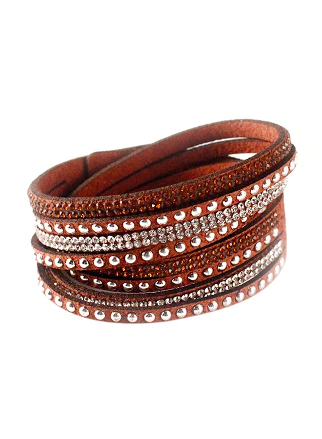 شاربدو سوار متعدد الطبقات ومرصع بالكريستال