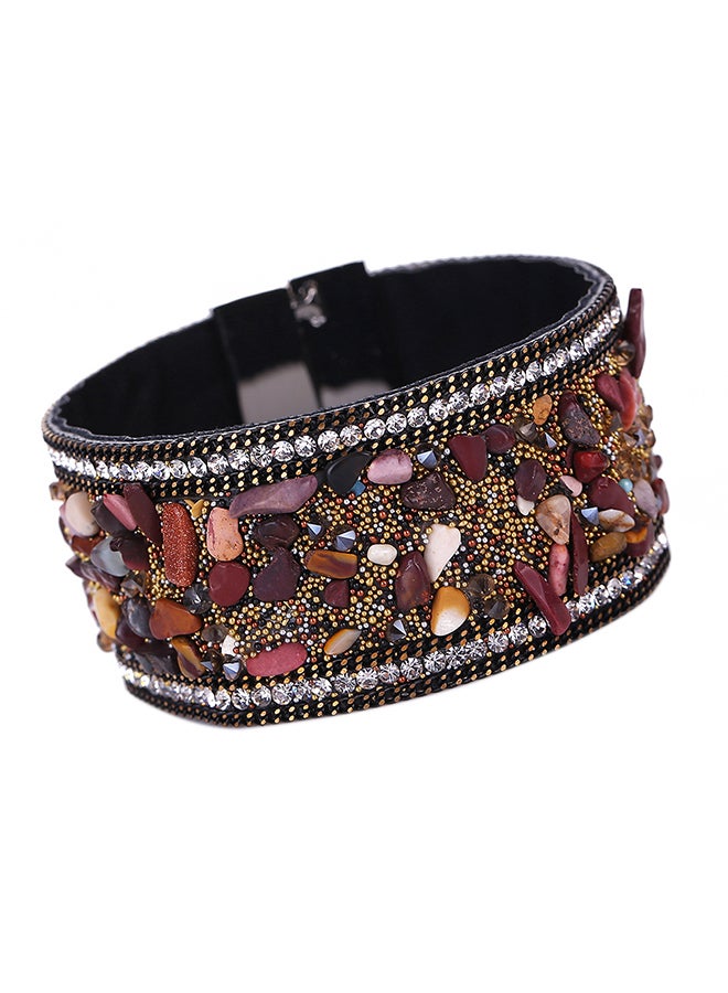 سوار ملفوف مرصع بالأحجار