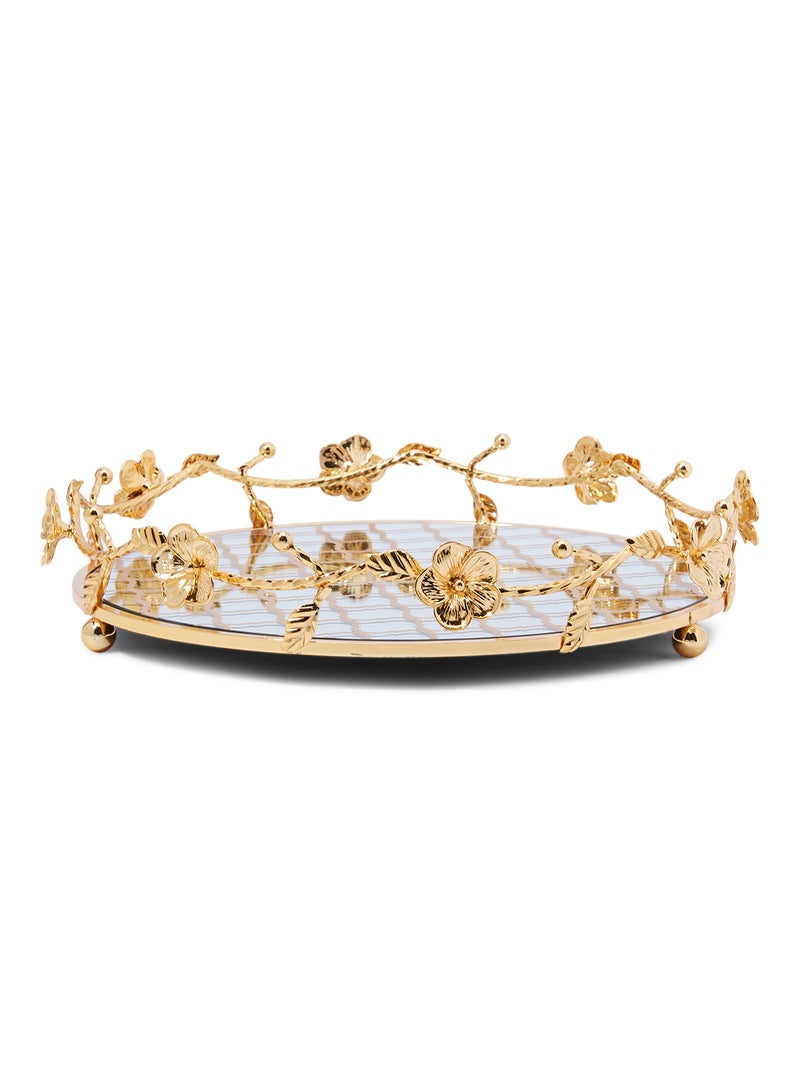Bin shihoon Serving Tray Gold 30centimeter - Image 1