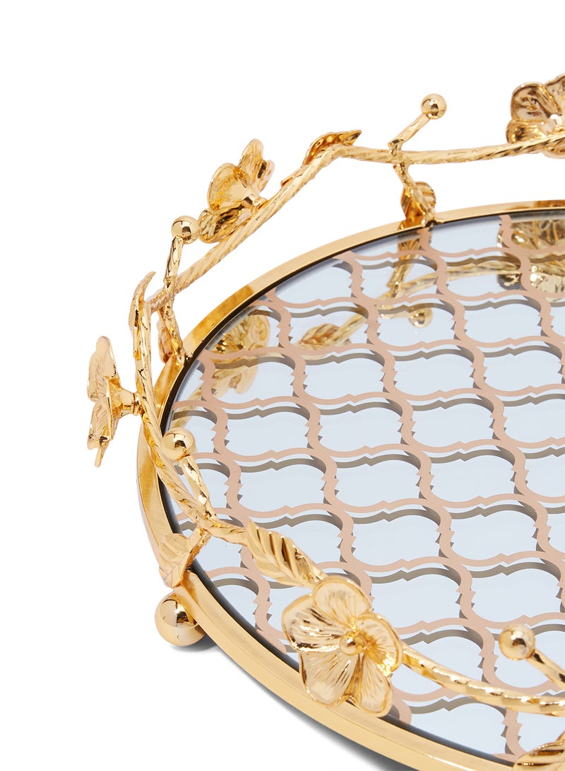 Bin shihoon Serving Tray Gold 30centimeter - Image 3