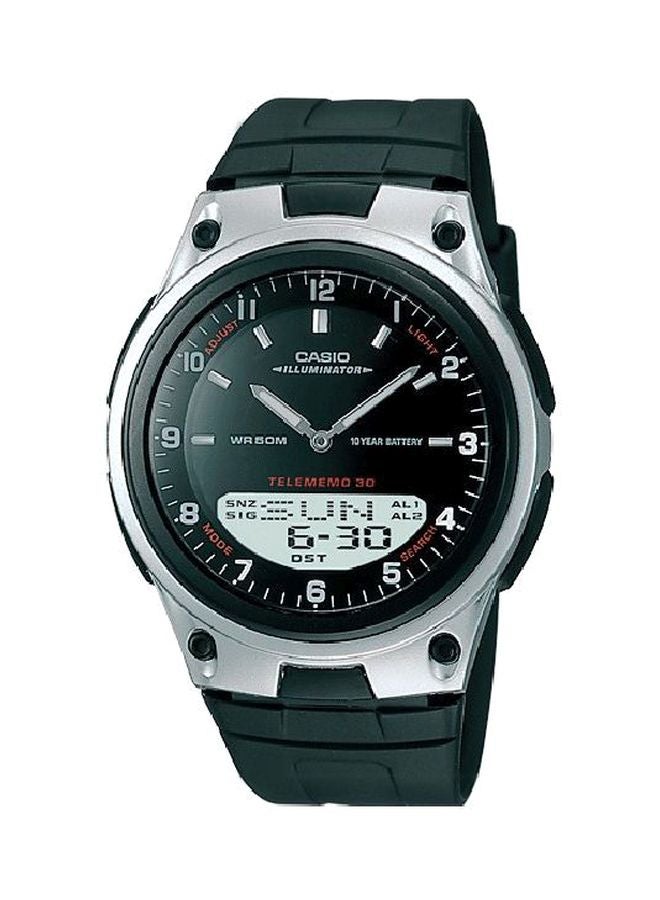 CASIO Men's Youth Series Analog-Digital Watch AW-80-1AVDF - 40 mm - Black - Image 1