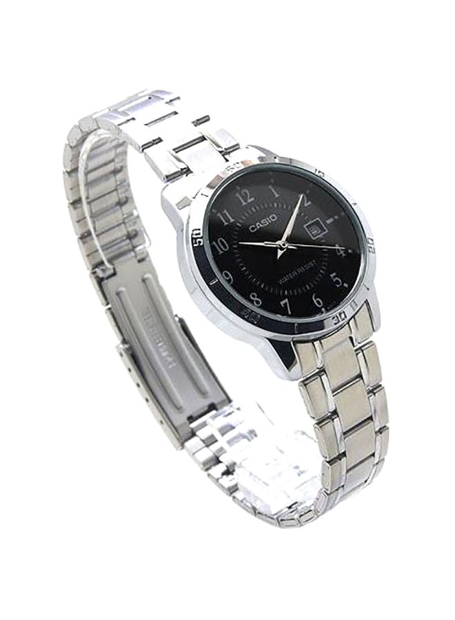 CASIO - Women's Water Resistant Analog Watch LTP-V004D-1BUDF - 35 mm - Silver - Image 1