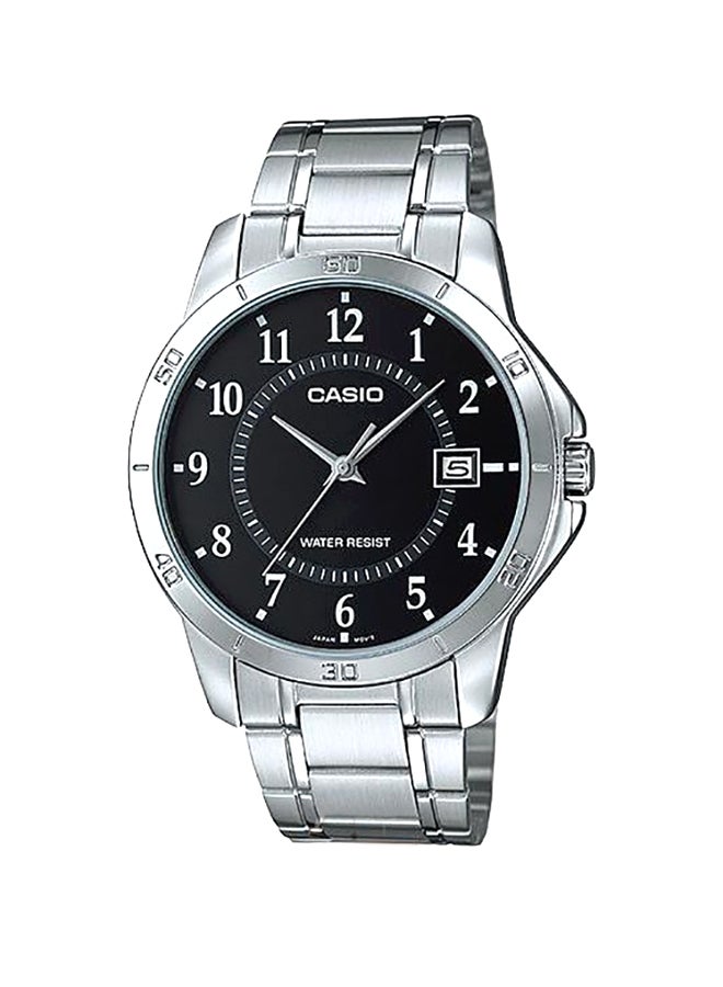 CASIO - Women's Water Resistant Analog Watch LTP-V004D-1BUDF - 35 mm - Silver - Image 1