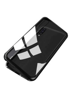 Magnetic Flip Cover For Samsung Galaxy A50 Clear