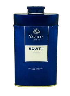 Yardley London Equity Deodorizing Talc For Men, Talcum Body Powder Fresh, Scented All-Day For Long-lasting Fragrance And Glowing Skin 150grams 