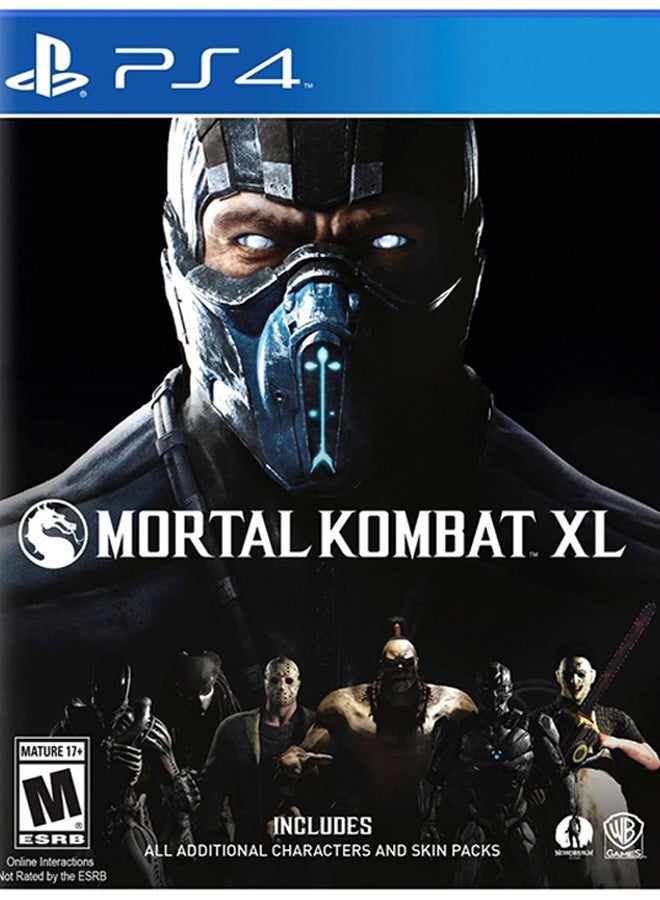 Mortal Kombat XL With DUALSHOCK 4 Wireless Controller -(Intl Version) - fighting - playstation_4_ps4
