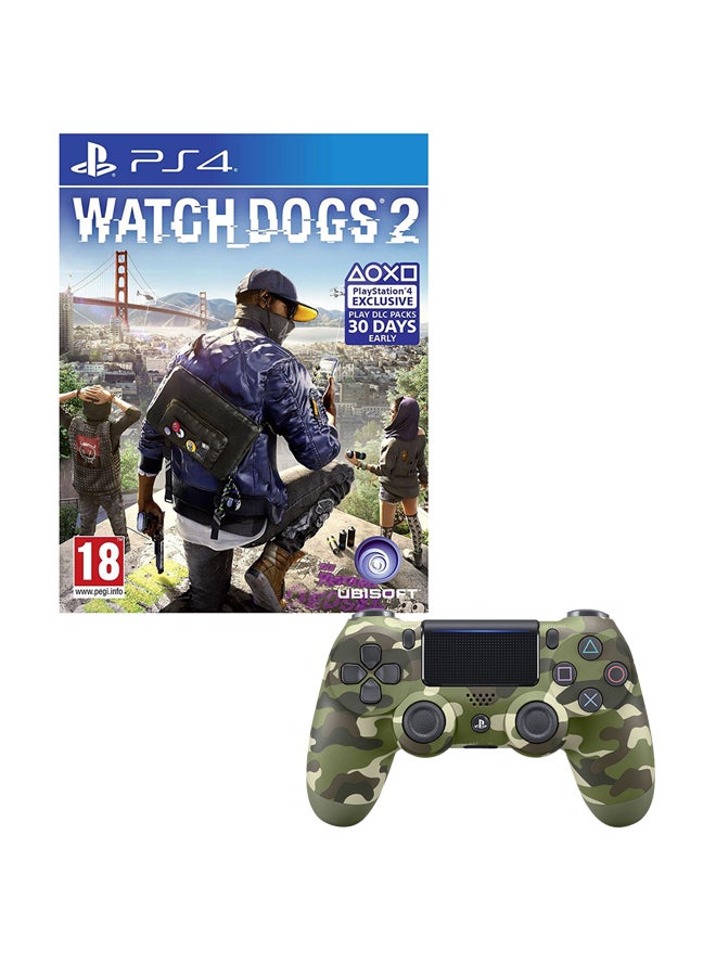 Bethesda Watch Dogs 2  With Controller - playstation_4_ps4  - Image 1