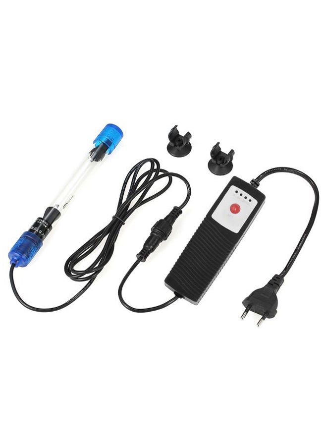 إضاءة غاطسة تعمل بالأشعة فوق البنفسجية لأحواض السمك أسود/أزرق