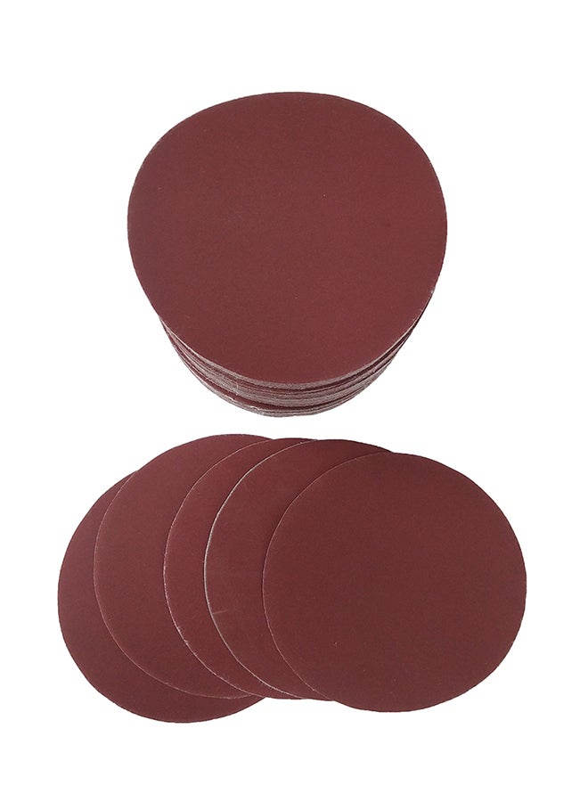 Pack Of 100 Sanding Discs Pad Brown  - Image 2