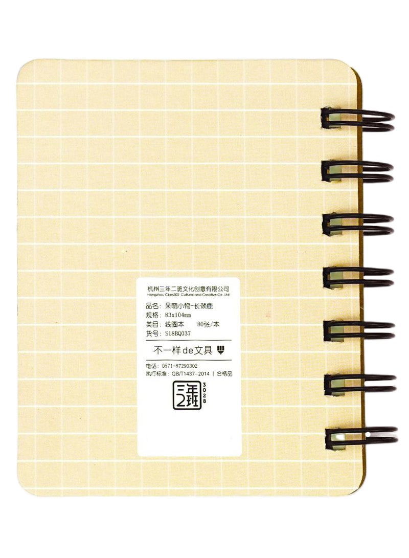 Korean Style Portable Notepad Multicolour
