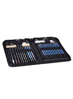 40-Piece Professional Sketching Drawing Pencil Kit Blue/Black - v1565117487/N28727197A_2