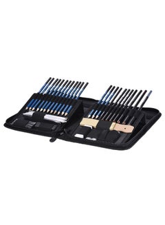 40-Piece Professional Sketching Drawing Pencil Kit Blue/Black - v1565117487/N28727197A_4