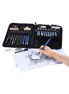 40-Piece Professional Sketching Drawing Pencil Kit Blue/Black - v1565117488/N28727197A_5