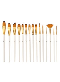 16-Piece Multipurpose Paint Brush Set With Storage Case And Palette Knife Pearl White - v1565117492/N28727207A_7