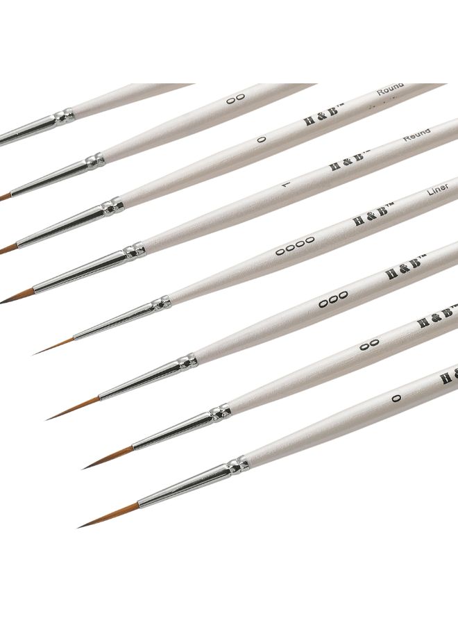 H&B 12-Piece Paint Brush Set Ivory - Image 3