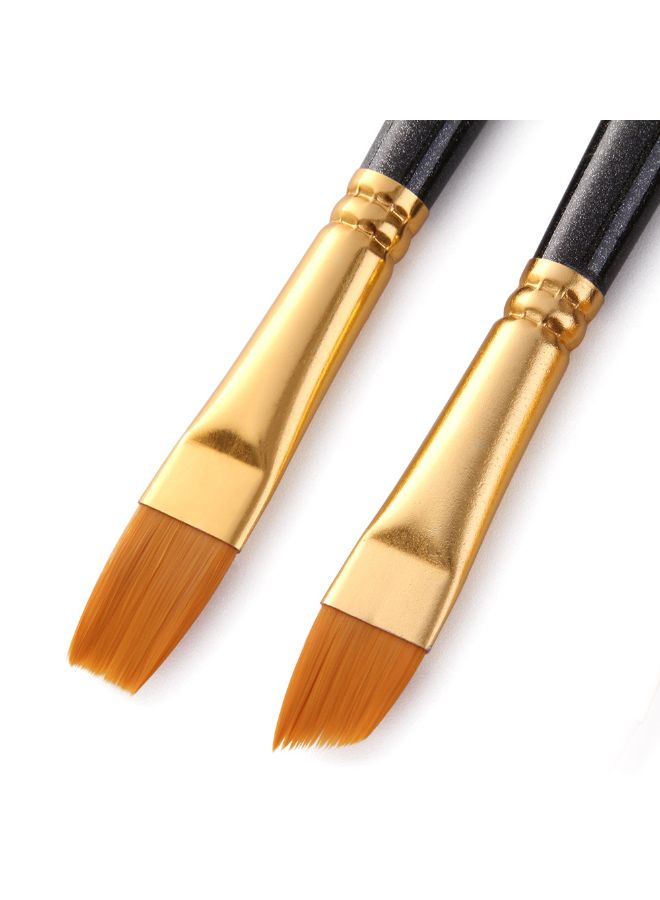 Generic 12-Piece Paint Brush Set Black  - Image 5