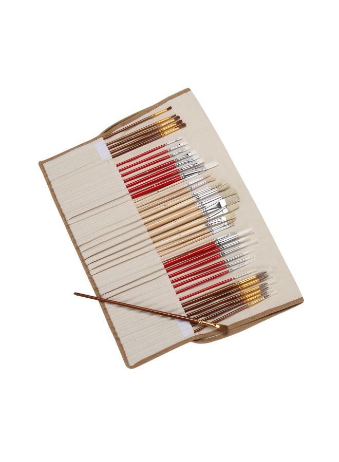 Generic 38-Piece Paint Brush Starter Kit Multicolour  - Image 3