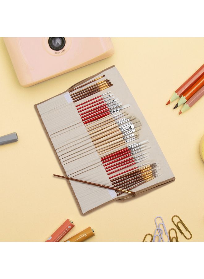 Generic 38-Piece Paint Brush Starter Kit Multicolour  - Image 5