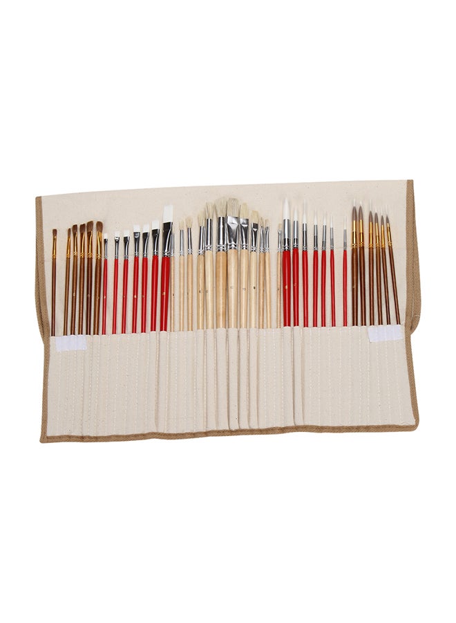 Generic 38-Piece Paint Brush Starter Kit Multicolour  - Image 1