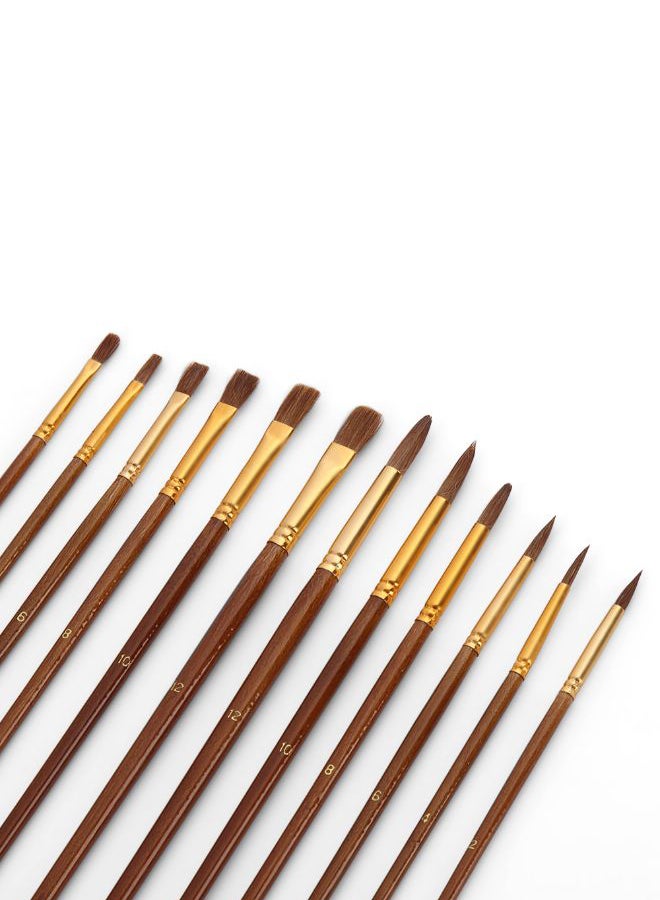 Generic 38-Piece Paint Brush Starter Kit Multicolour  - Image 2