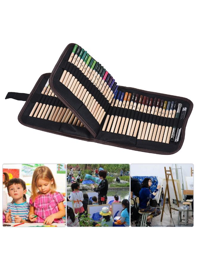 Generic 72-Color Premium Pre-Sharpened Coloured Pencil Set Multicolour - Image 4