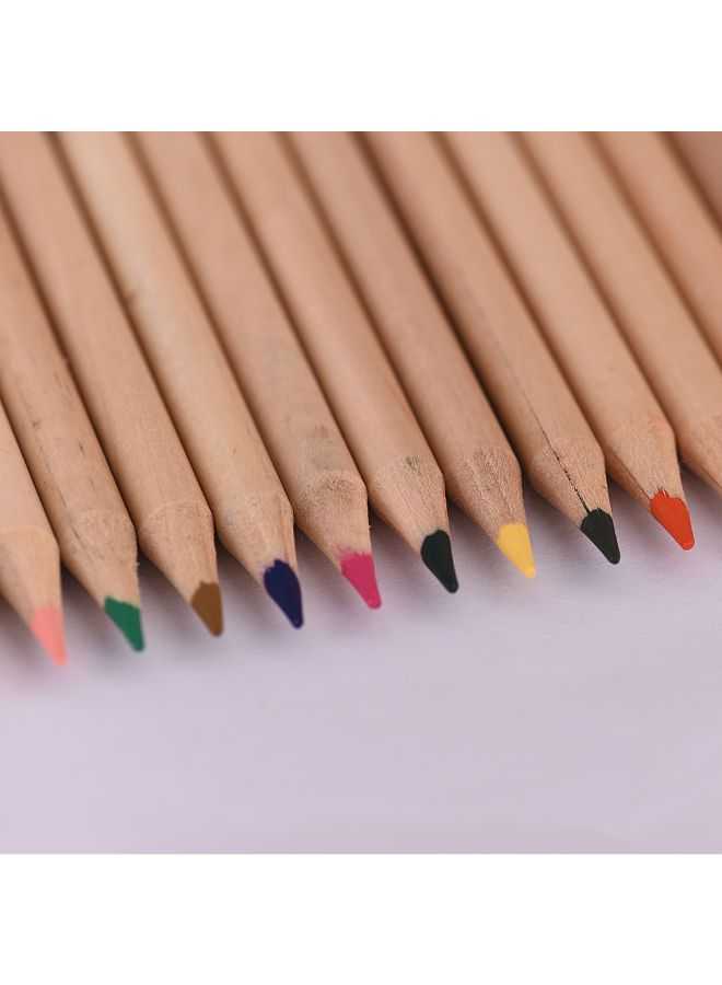 Generic 24-Color Premium Pre-Sharpened Coloured Pencil Set Multicolour - Image 3