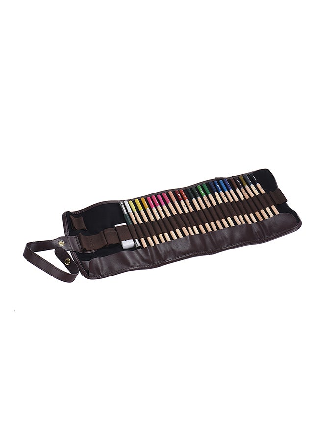 Generic 24-Color Premium Pre-Sharpened Coloured Pencil Set Multicolour - Image 1